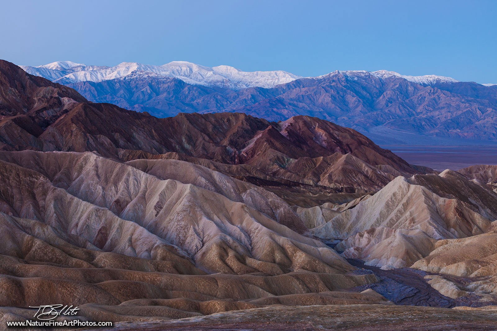 Nature Photo of Zabriskie Point in Death Valley