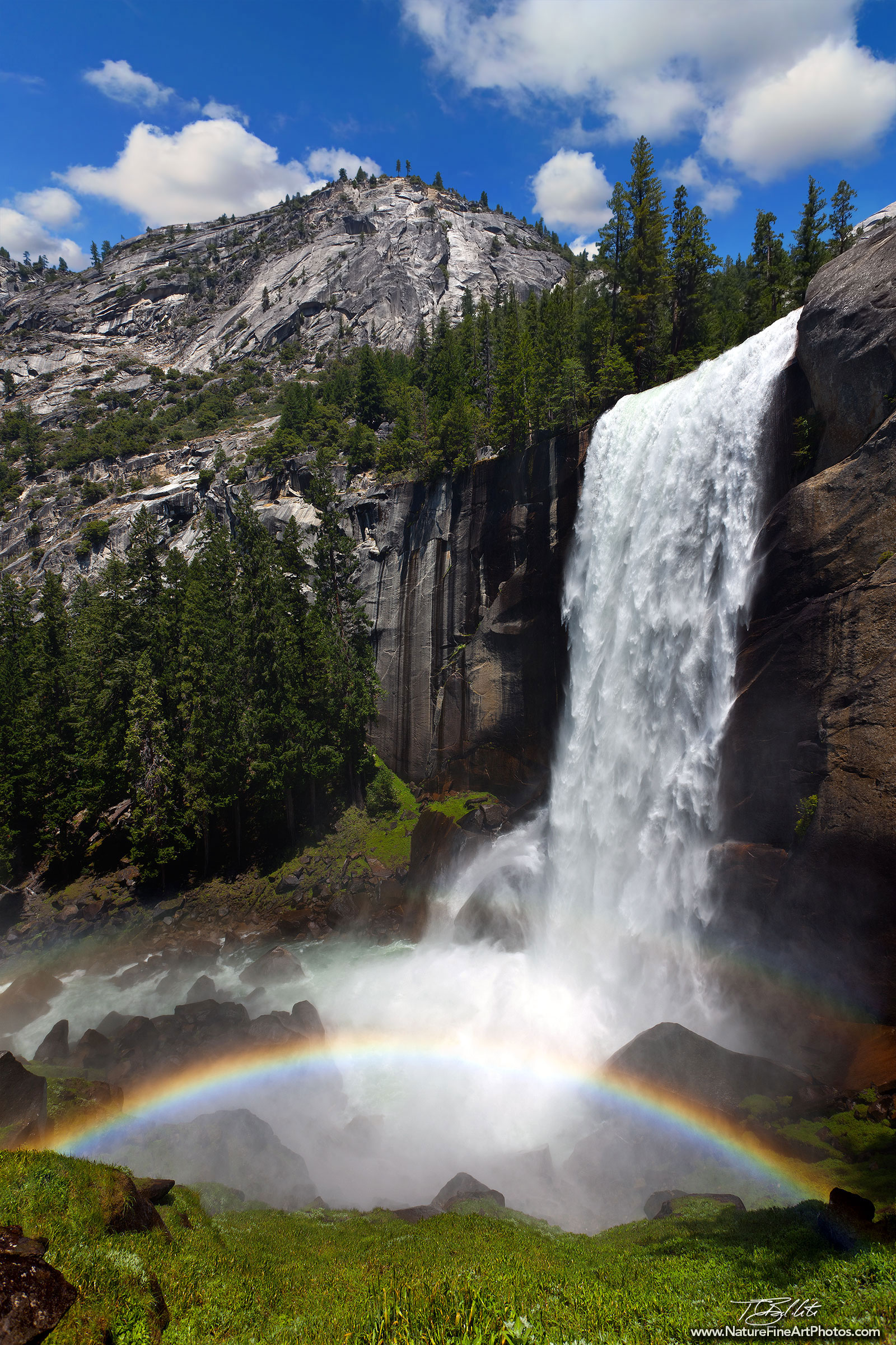 Vernal Falls Rainbow - Yosemite Valley photo | Nature Photos