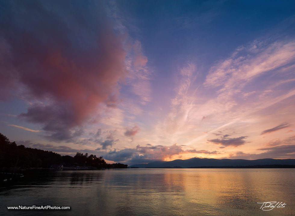 Sunrise in Lake George, New York