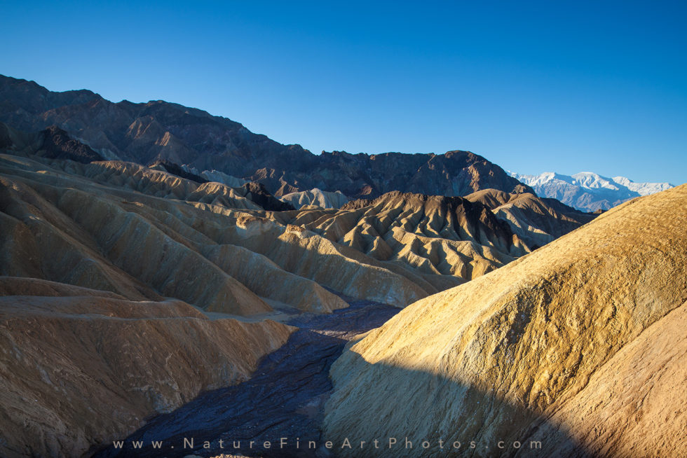 Zabriski point overlook in Death Valley photo