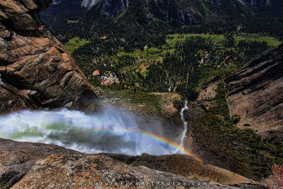 upper yosemite waterfalls overlook photo