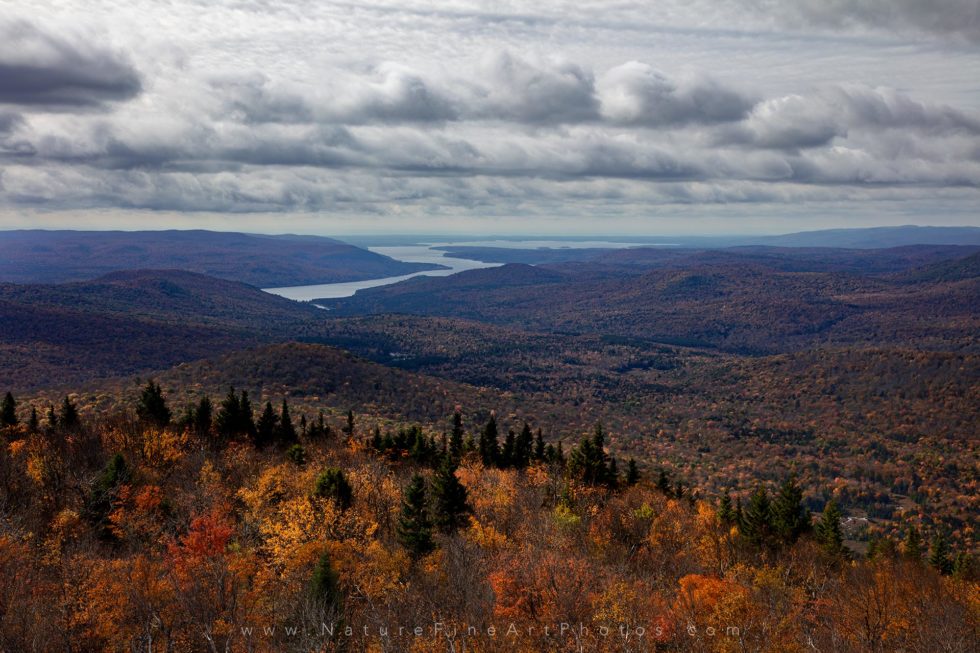 Mount Hadley during fall foliage